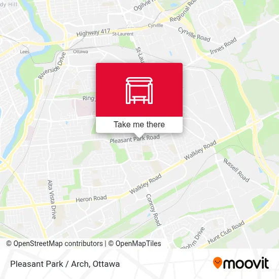 Pleasant Park / Arch map