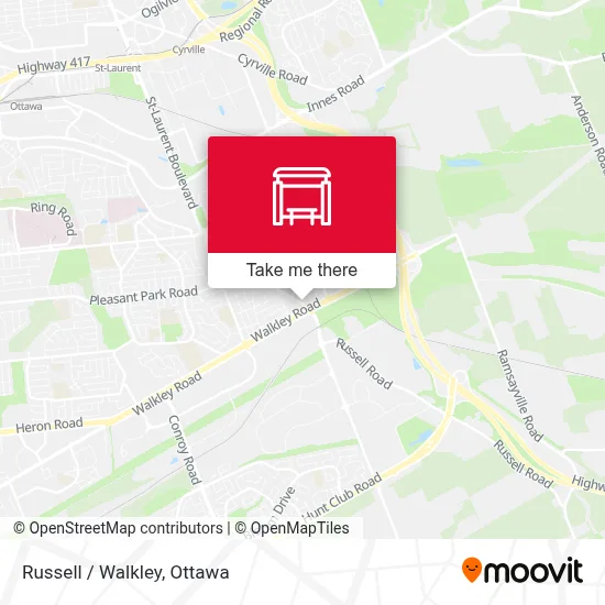 Russell / Walkley map
