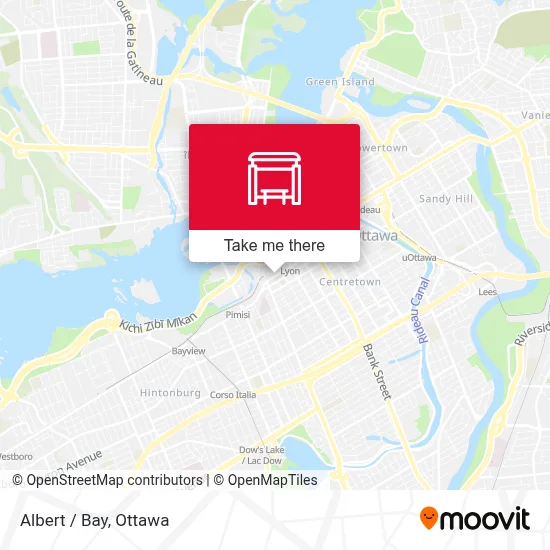 Albert / Bay map