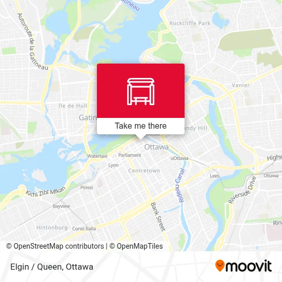 Elgin / Queen map