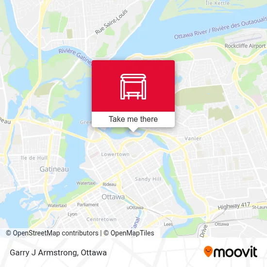 Garry J Armstrong map
