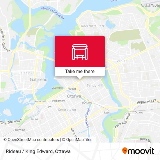 Rideau / King Edward map