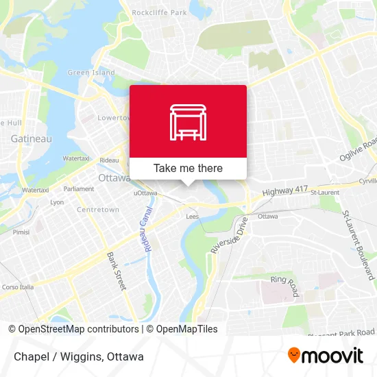 Chapel / Wiggins map
