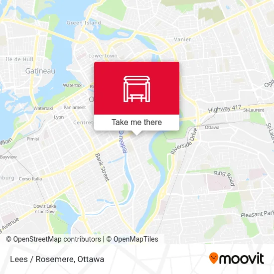 Lees / Rosemere map