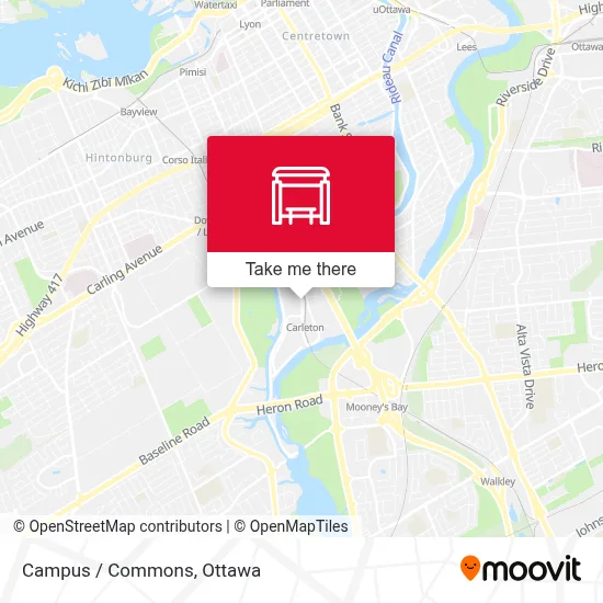 Campus / Commons map