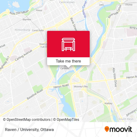Raven / University map