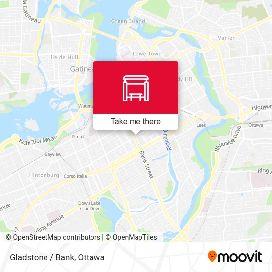 Gladstone / Bank map