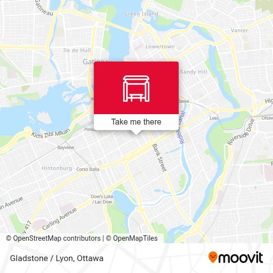Gladstone / Lyon map