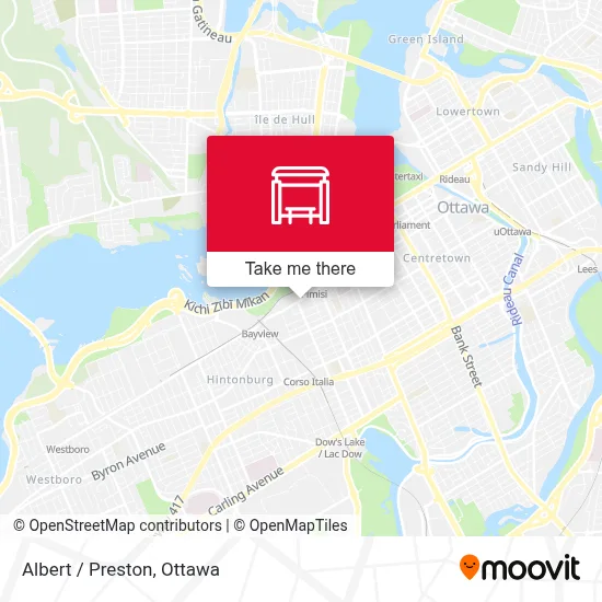Albert / Preston map