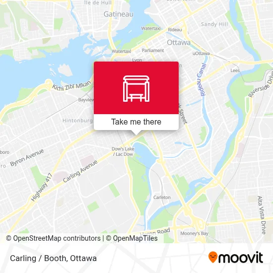 Carling / Booth map