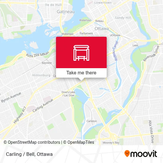 Carling / Bell map