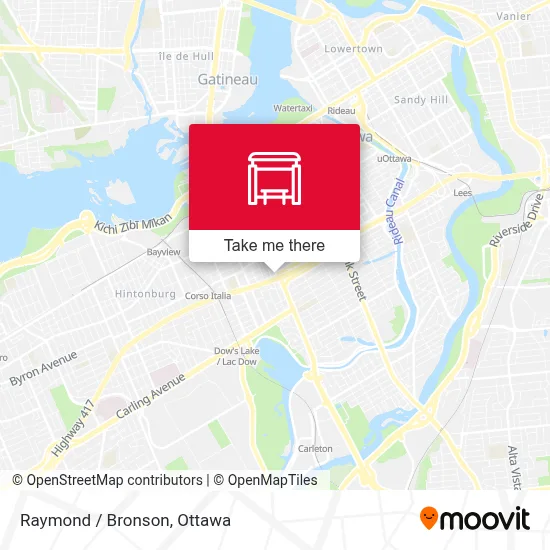 Raymond / Bronson map