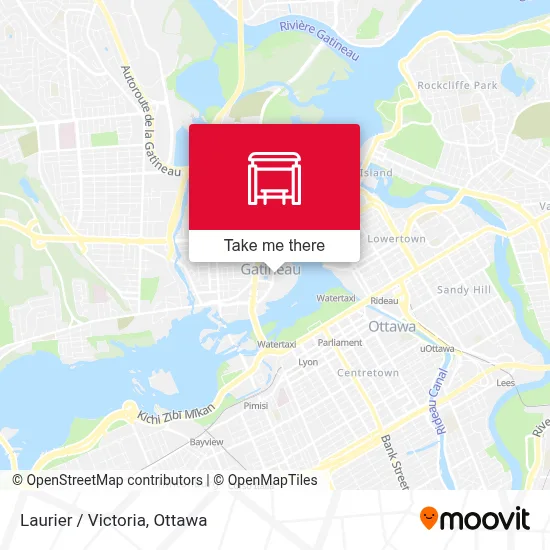 Laurier / Victoria map