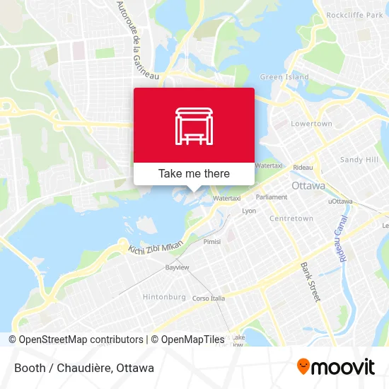 Booth / Chaudière map