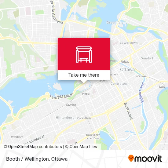 Booth / Wellington map