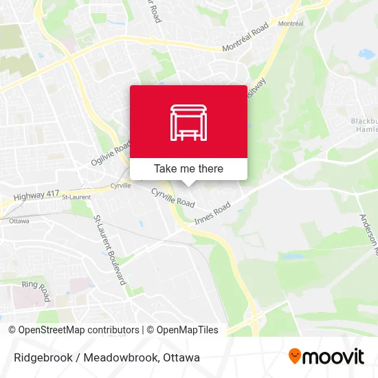 Ridgebrook / Meadowbrook map