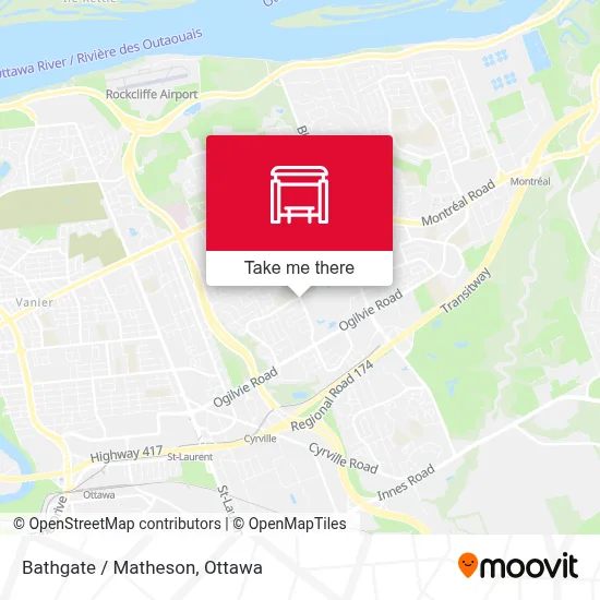 Bathgate / Matheson map