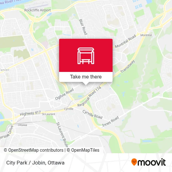 City Park / Jobin map