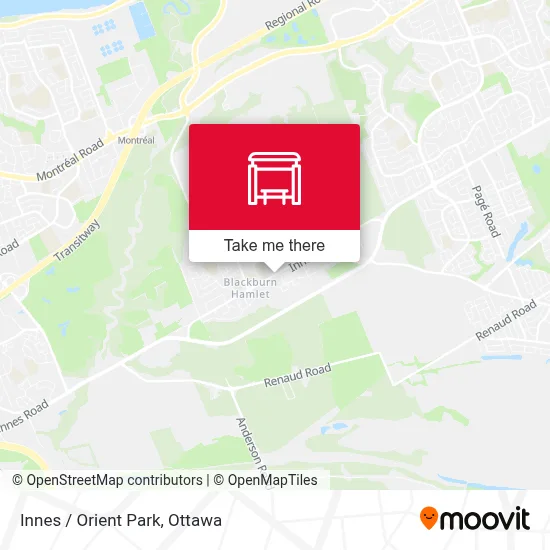 Innes / Orient Park map