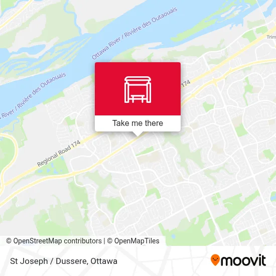 St Joseph / Dussere map