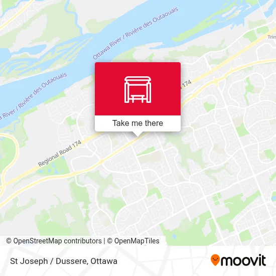 St Joseph / Dussere map