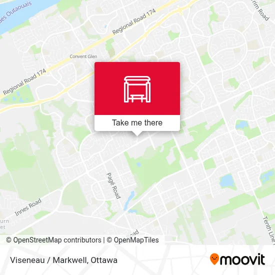 Viseneau / Markwell map