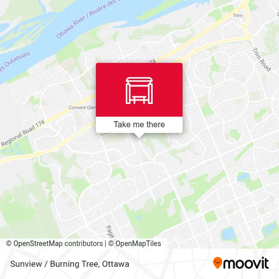 Sunview / Burning Tree map