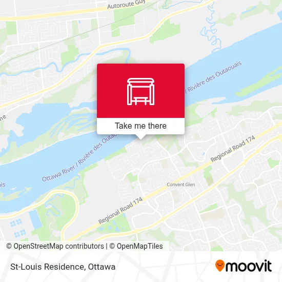 St-Louis Residence map