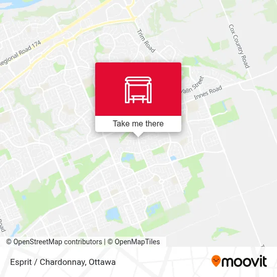 Esprit / Chardonnay map