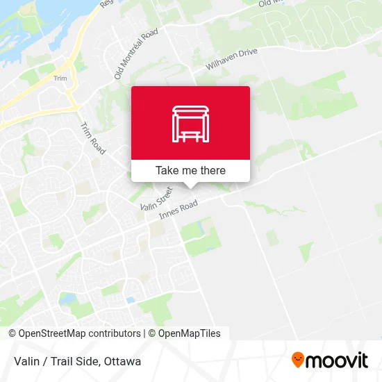 Valin / Trail Side map