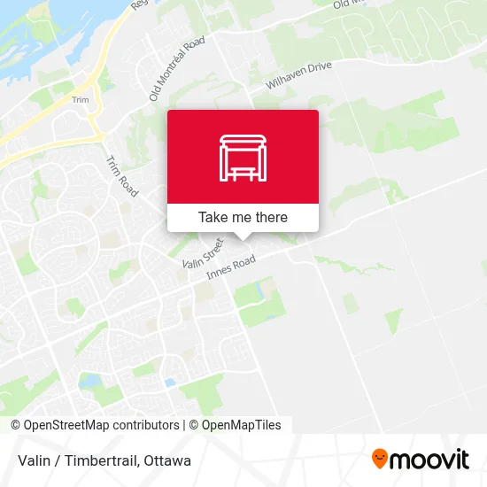 Valin / Timbertrail map