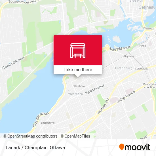 Lanark / Champlain map