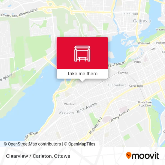 Clearview / Carleton map