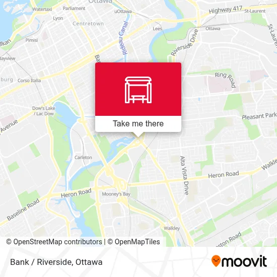 Bank / Riverside map