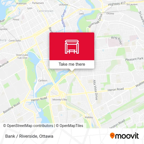 Bank / Riverside map