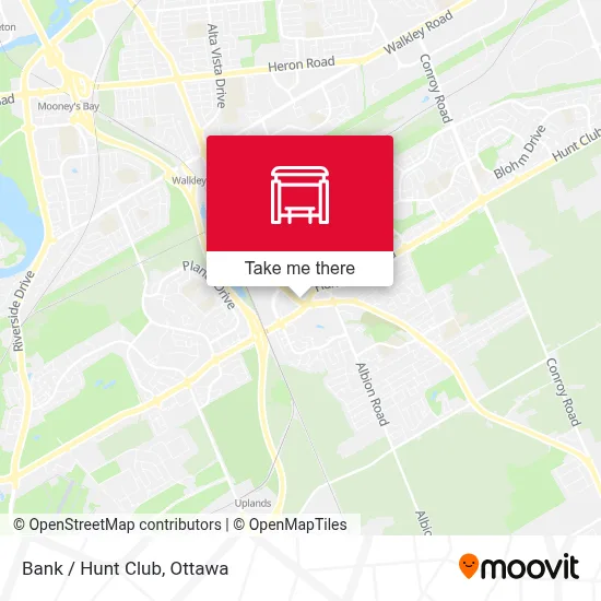 Bank / Hunt Club map
