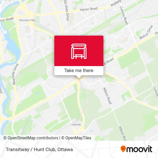 Transitway / Hunt Club map