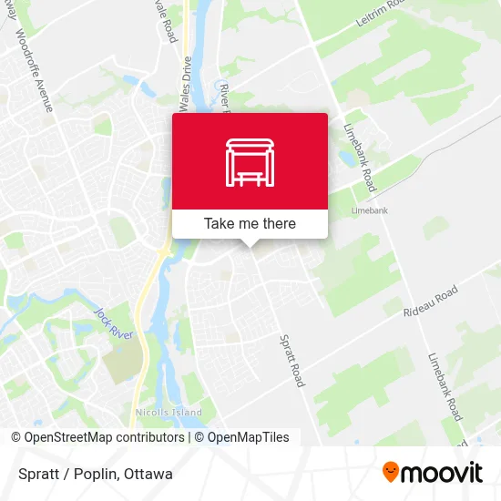Spratt / Poplin map