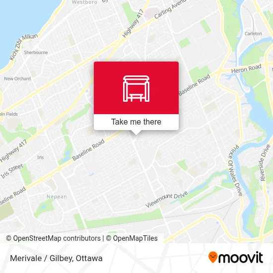 Merivale / Gilbey map