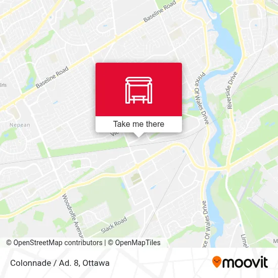 Colonnade / Ad. 8 map