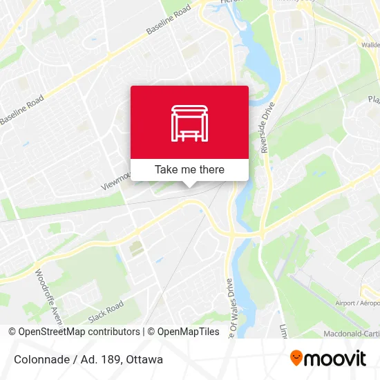 Colonnade / Ad. 189 map