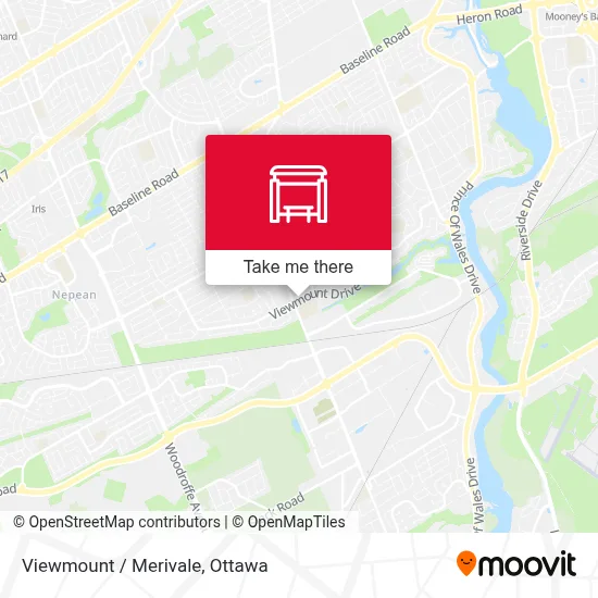 Viewmount / Merivale map