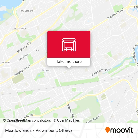 Meadowlands / Viewmount map