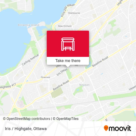 Iris / Highgate map