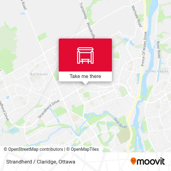 Strandherd / Claridge map