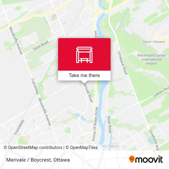 Merivale / Boycrest map