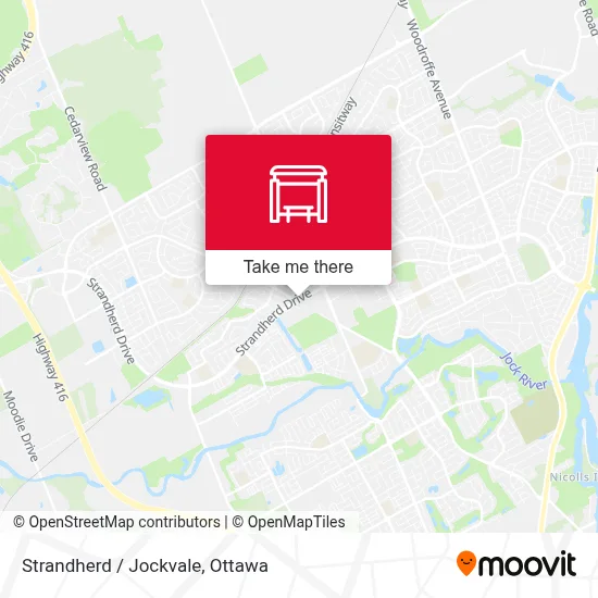 Strandherd / Jockvale map