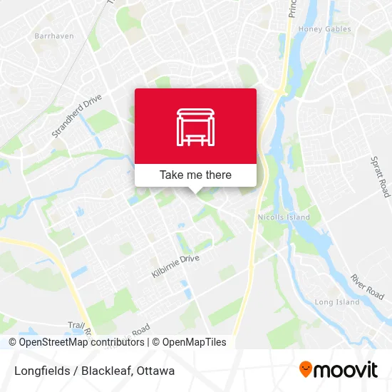 Longfields / Blackleaf map