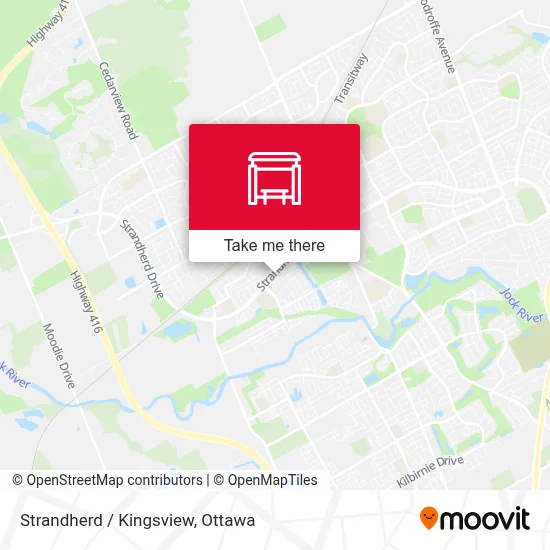 Strandherd / Kingsview map