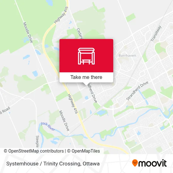 Systemhouse / Trinity Crossing map